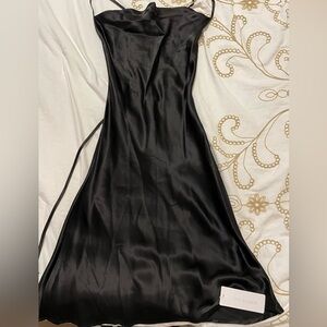 Silk Maison Black Backless Dress